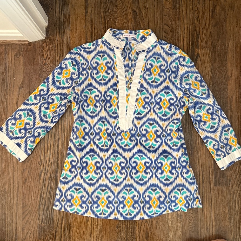 Peter Millar Multicolor Patterned Shirt